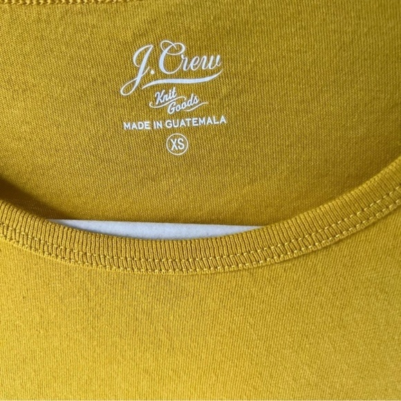 J Crew Broken-In Jersey Cross Country T-shirt, Rich Gold, Extra Small XS - Picture 6 of 9